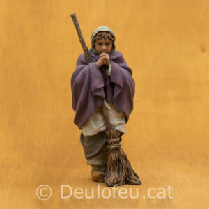 Nena amb una escombra 15cm | Ref. 365