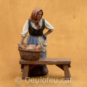 Mare amb panera sobre el banc 15cm | Ref. 395