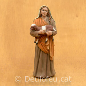 Dona amb una cabreta 15cm | Ref. 456