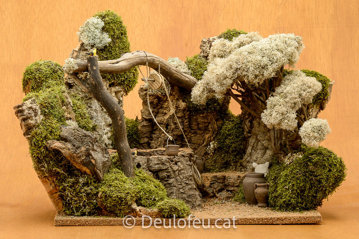 Pou per a figures de col·leccions de 17-20 cm | POU-44X32-A+S-002