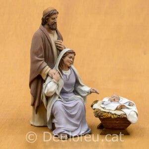 Josep i Maria amb el nen Jesús de 17cm | Ref. 551-549