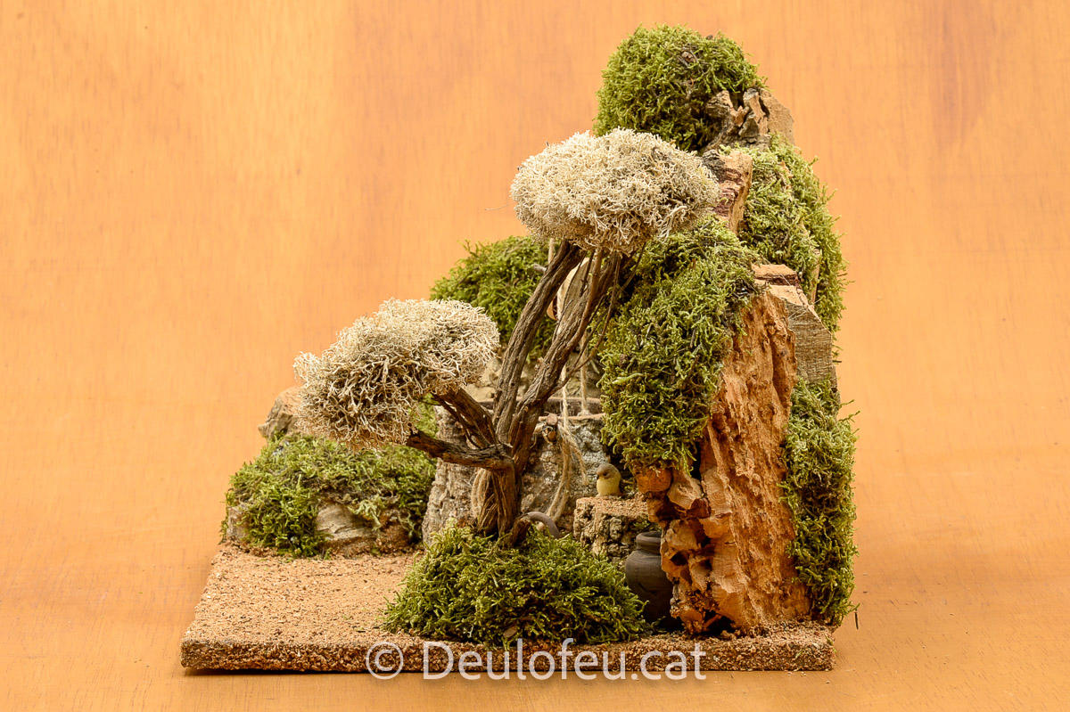 Pou per a figures de col·leccions de 12-14-15 cm | POU-32X24-A+S-001