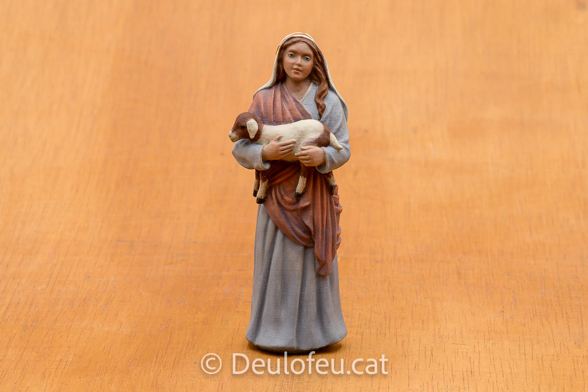 Dona amb una cabra 12cm | Ref. 2456