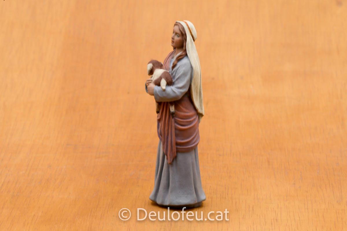 Dona amb una cabra 12cm | Ref. 2456