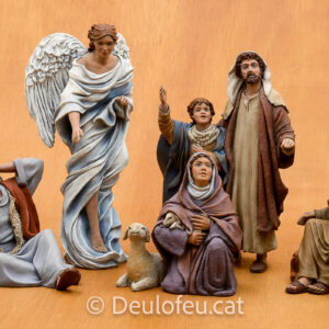 Conjunt anunciació als pastors 17cm | Ref. 574-575-576-577-578