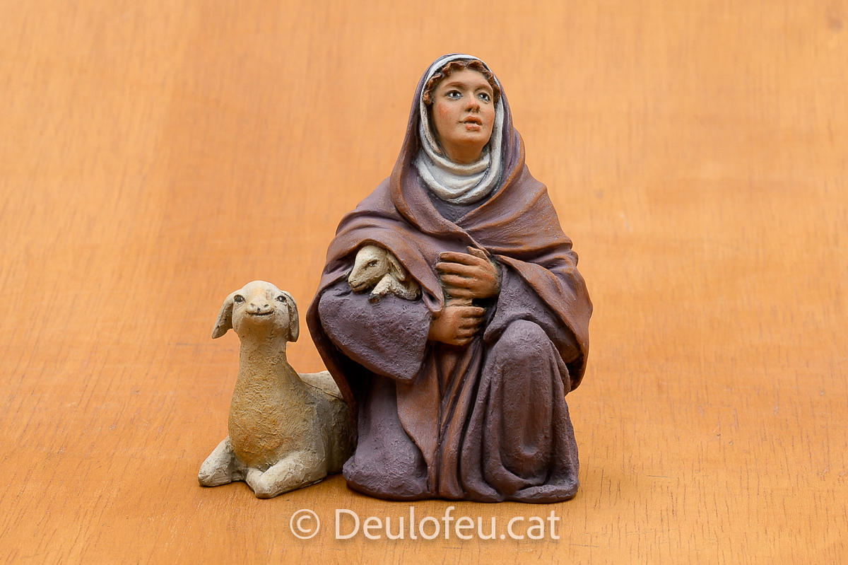 Pastora amb xais anunciata 17cm | Ref. 578