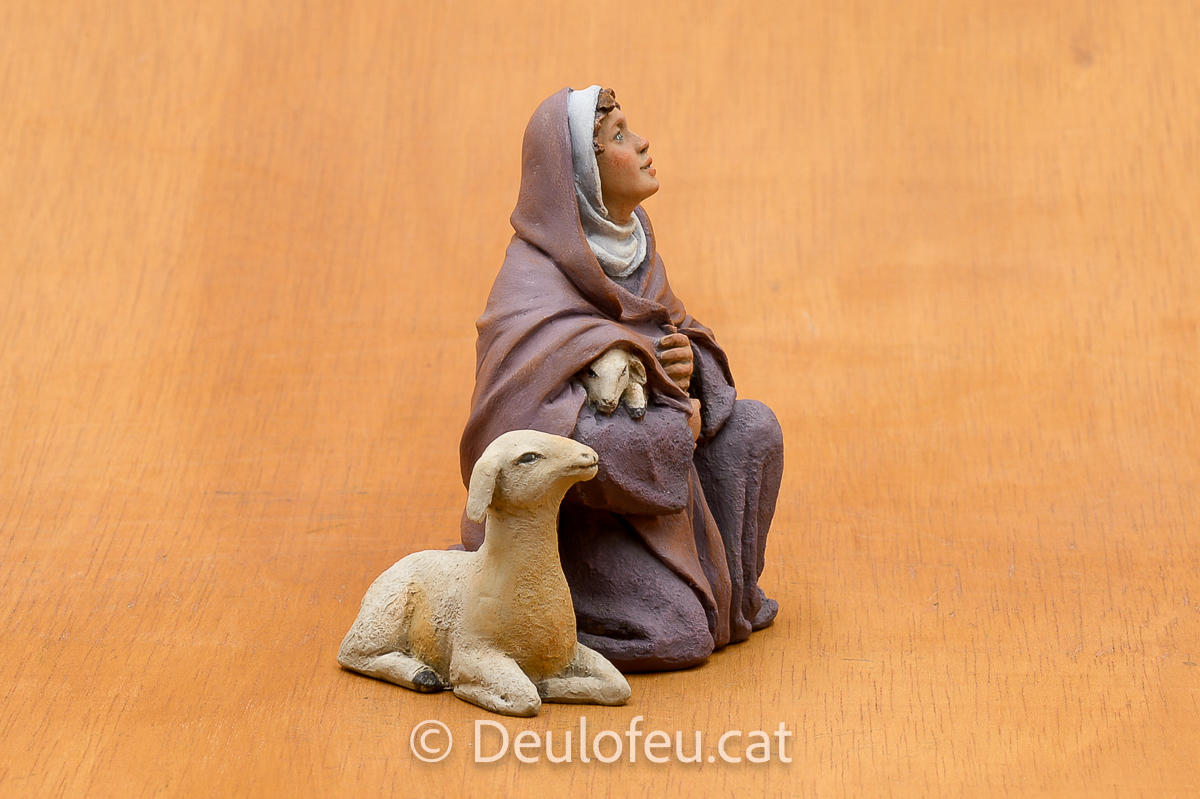 Pastora amb xais anunciata 17cm | Ref. 578