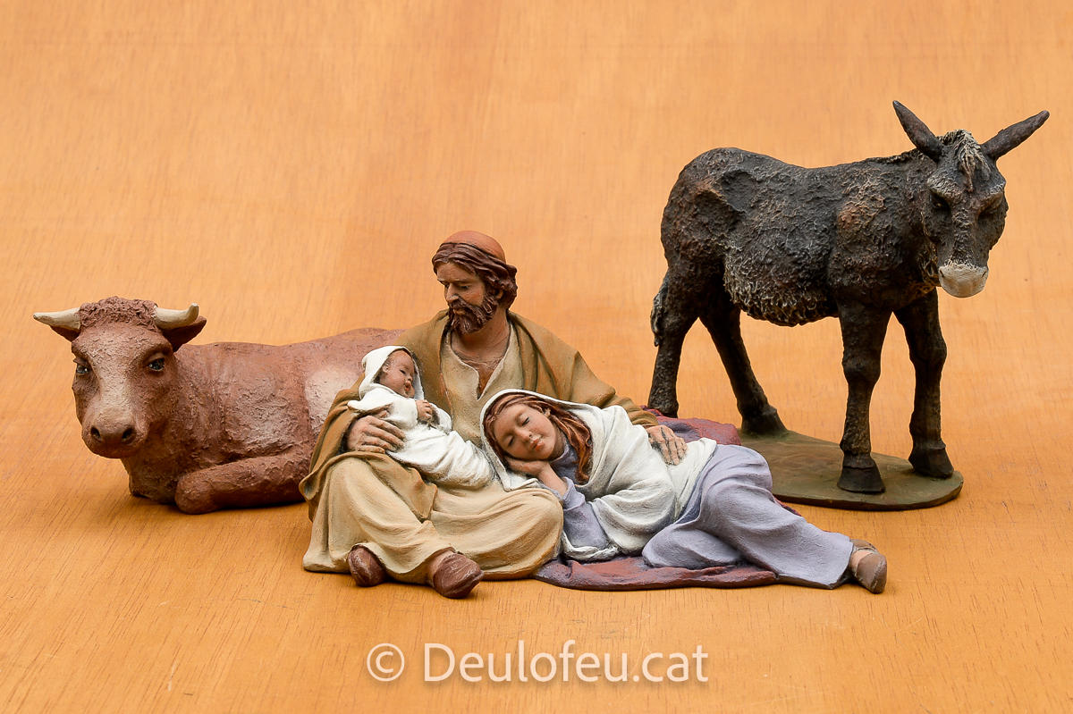 Grup “Somriure” amb animals 20cm | Ref. 585-220-221