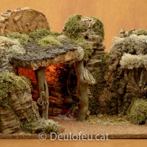 Cova per a figures de col·leccions de 14-15-17 cm | 44x32-GRECCIO-002