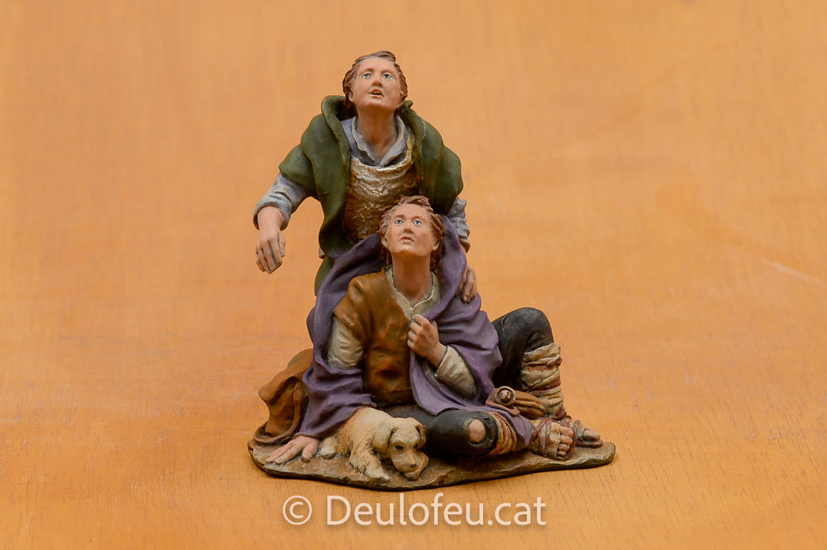 Dos pastors de 12 cm | Ref. 2035