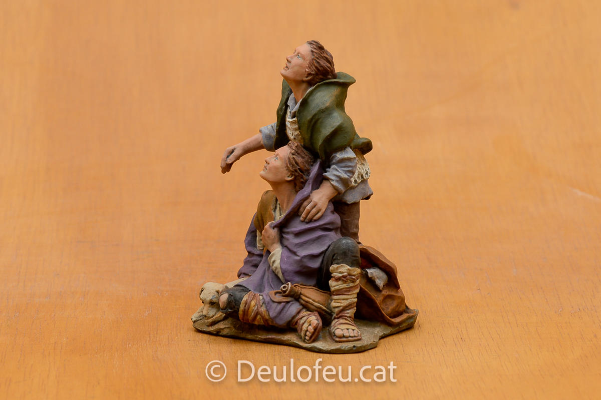 Dos pastors de 12 cm | Ref. 2035