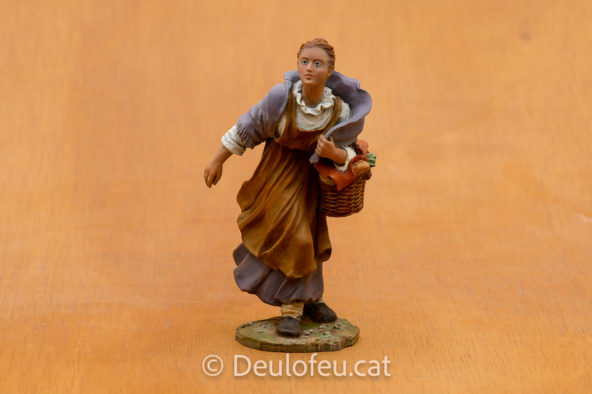 Pastora amb cistell de 12 cm | Ref. 2037