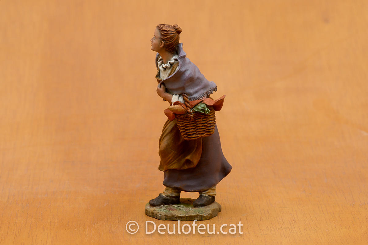 Pastora amb cistell de 12 cm | Ref. 2037