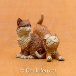 Dos gatets de 20 cm | Ref. 5326