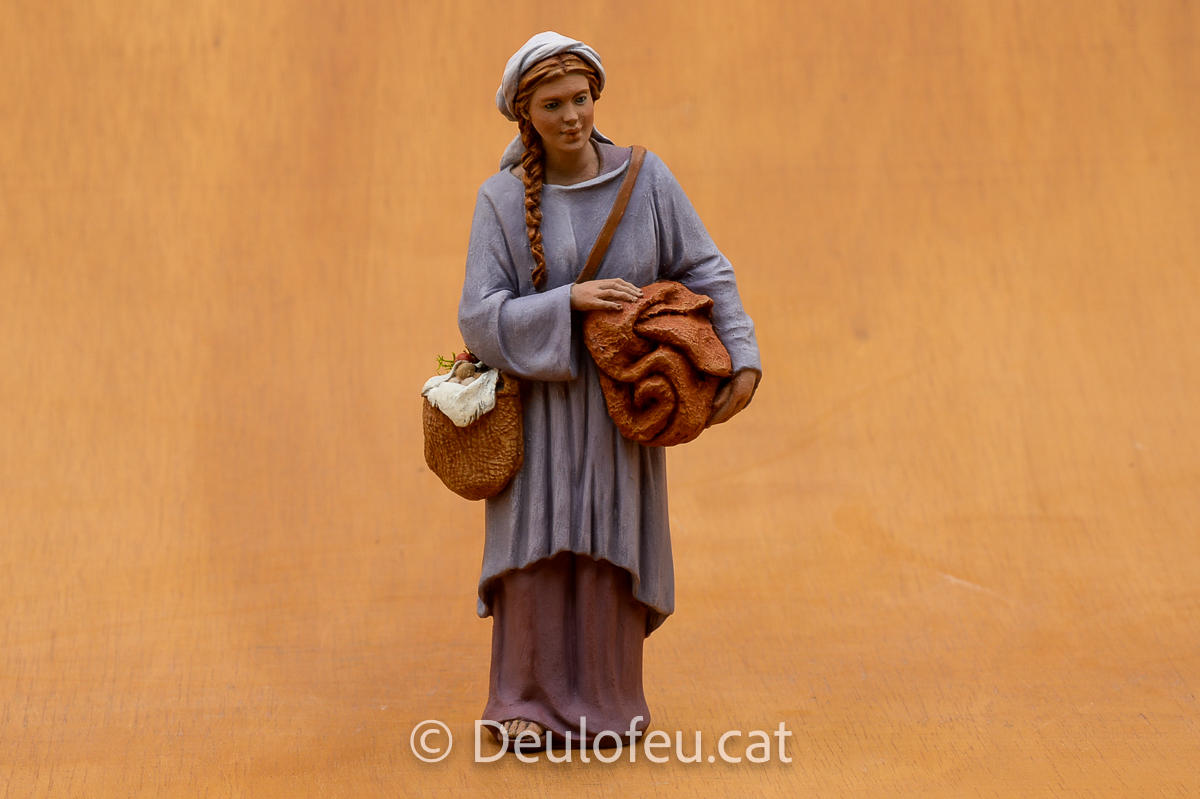 Dona amb manta de 20 cm | Ref. 581