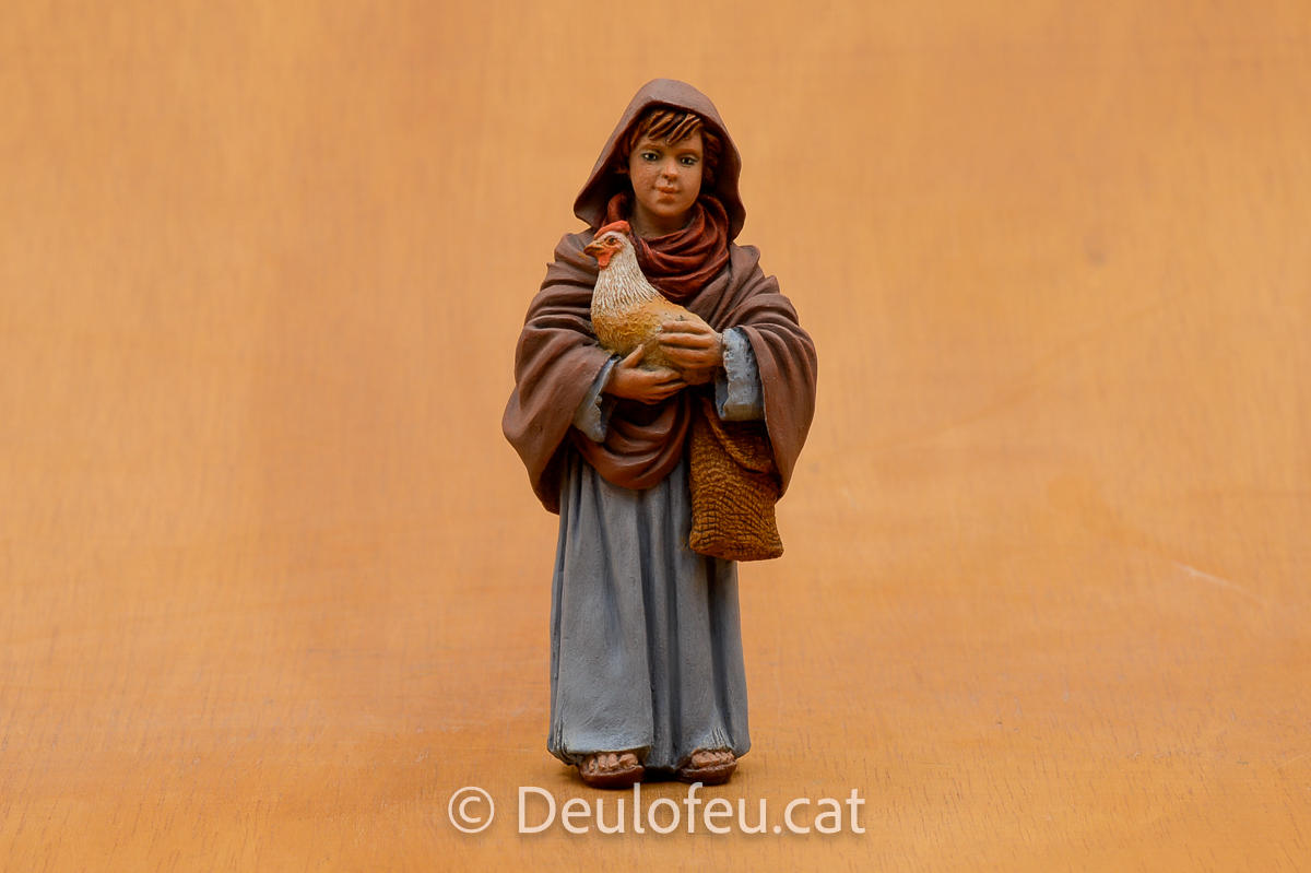 Jair (nen amb gallina) de 17 cm | Ref. 589