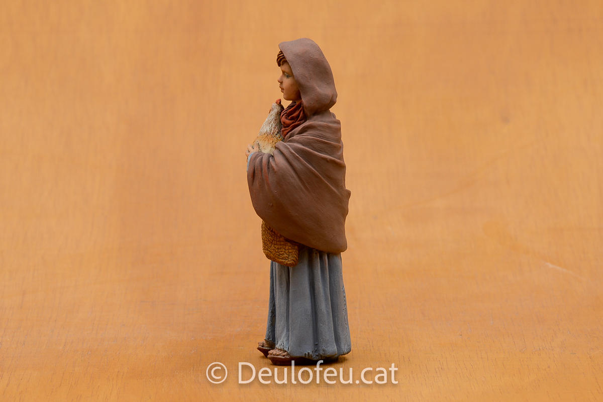 Jair (nen amb gallina) de 17 cm | Ref. 589
