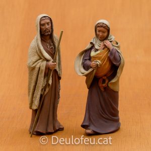 Sant Josep-Maria i el nen Jesús 12cm | Ref. 2474-2475